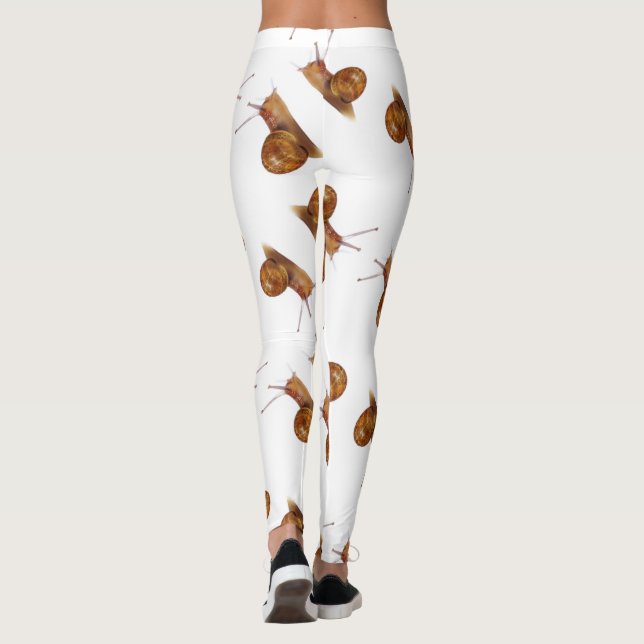 Abstract snail pattern leggings (Back)
