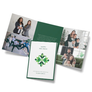 Abstract Snowflake Corporate Holiday Card