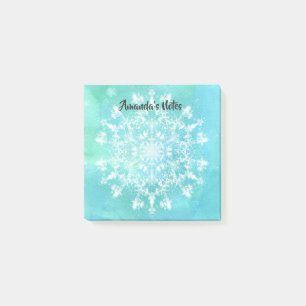 Abstract Snowflake Post-it Notes