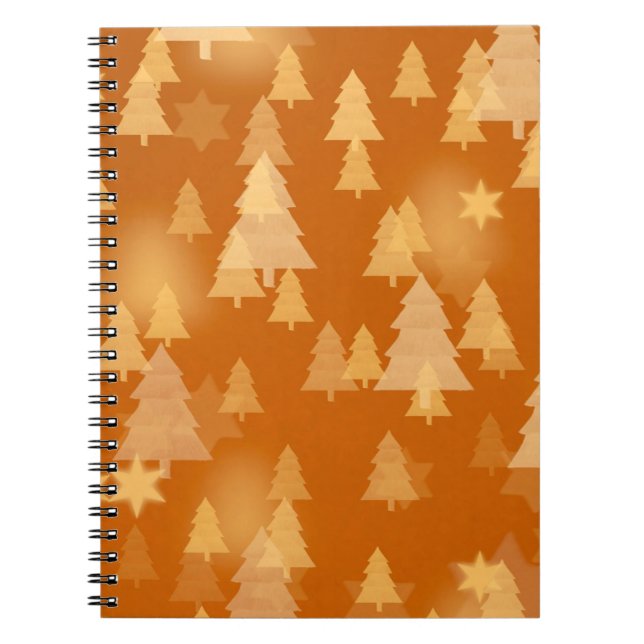 Abstract snowflakes. 2d illustration. Christmas ti Notebook (Front)