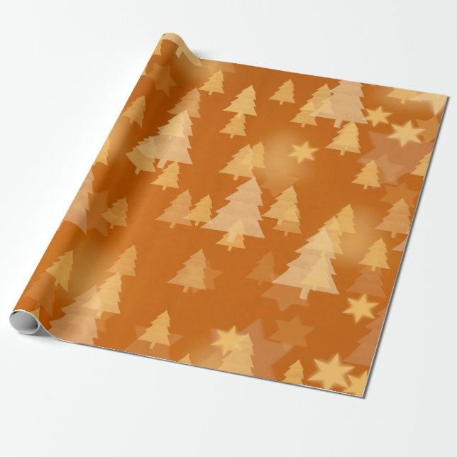 Abstract snowflakes. 2d illustration. Christmas ti Wrapping Paper (Unrolled)
