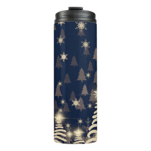Abstract snowflakes. 2d illustration. Holy Christm Thermal Tumbler