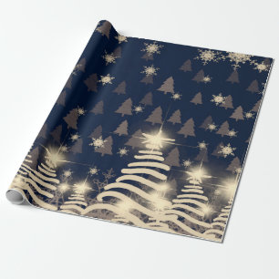Abstract snowflakes. 2d illustration. Holy Christm Wrapping Paper