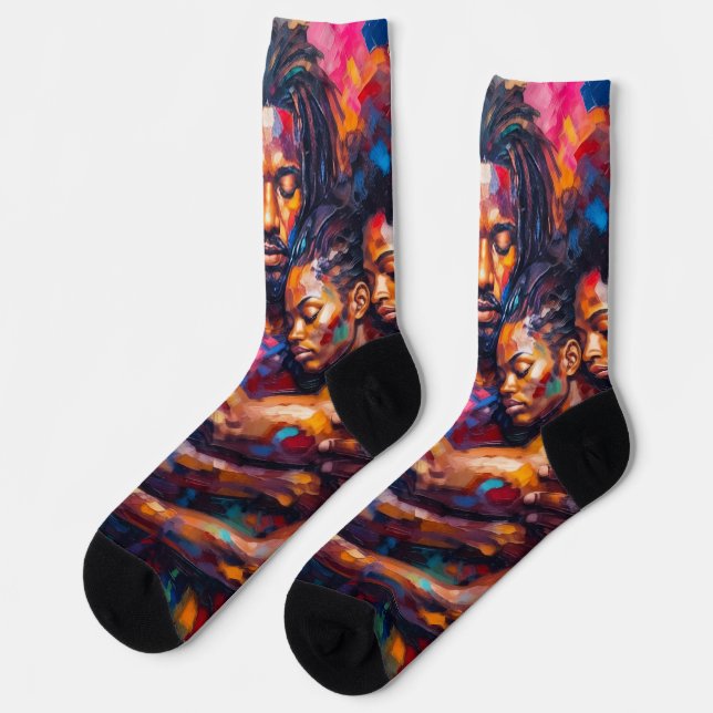 Abstract Socks (Left)