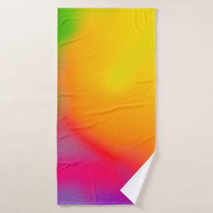 Abstract soft cloud background in pastel colourful bath towel