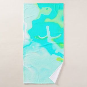 Abstract soft cloud background in pastel colourful bath towel
