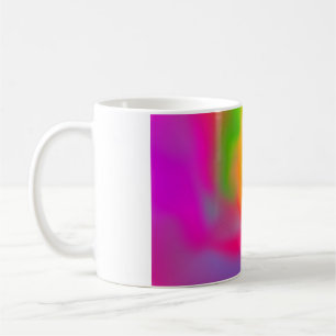 Abstract soft cloud background in pastel colourful coffee mug