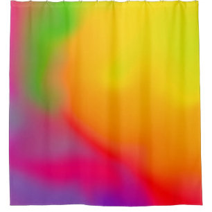 Abstract soft cloud background in pastel colourful shower curtain