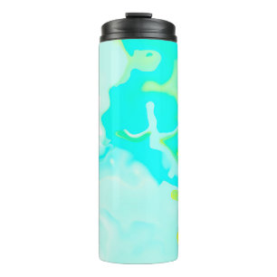 Abstract soft cloud background in pastel colourful thermal tumbler