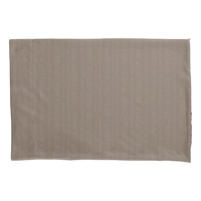 Abstract Soft Hues Brown Beige Pillowcase (Front-Left)