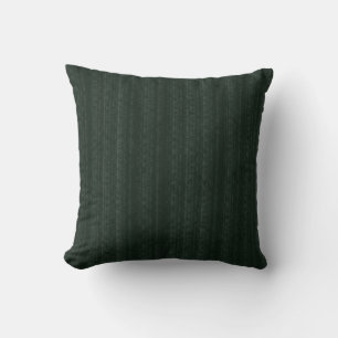 Abstract Soft Hues Deep Green Subtle Stripe Cushion