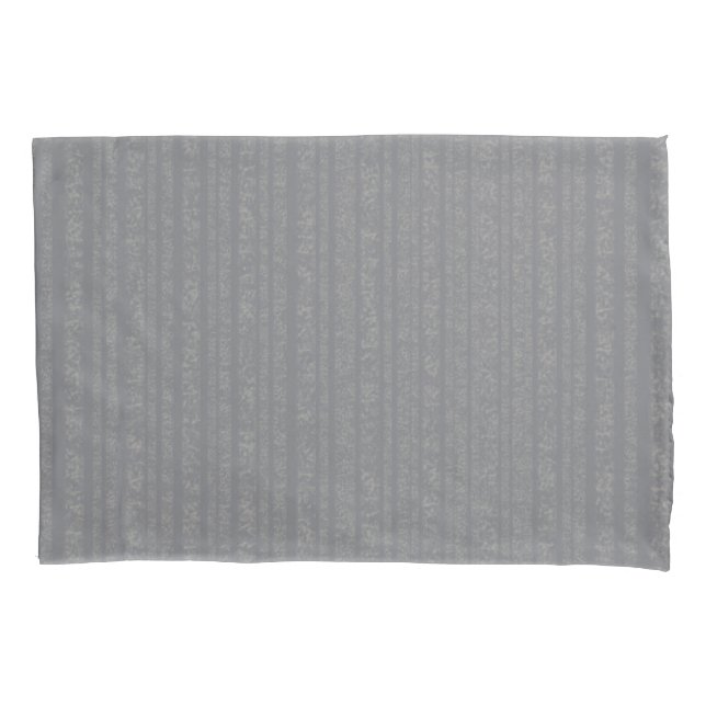 Abstract Soft Hues Grey Beige Pillowcase (Front-Left)