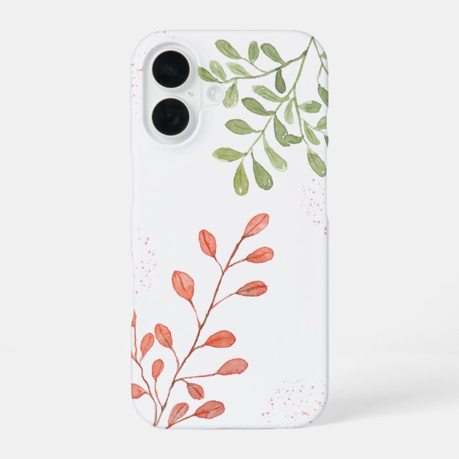 'Abstract Soft Pastel Watercolor' iPhone 16 Case (Back)