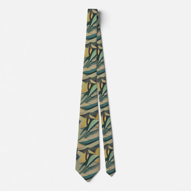 Abstract soft strokes tie (Front)