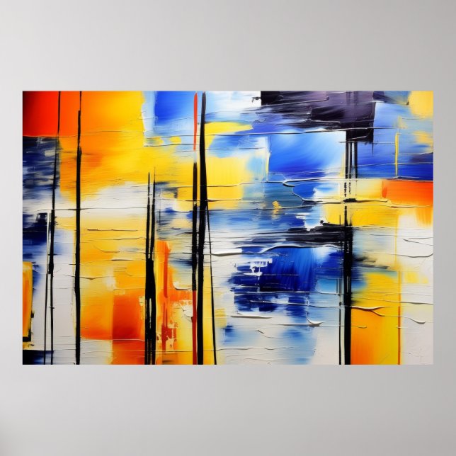 Abstract Softness Poster (Front)