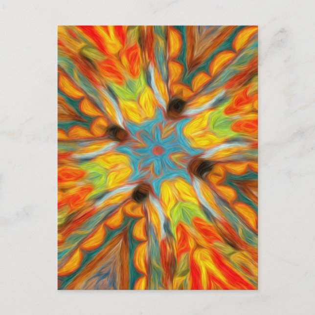 Abstract Southwestern Design Postcard (Front)