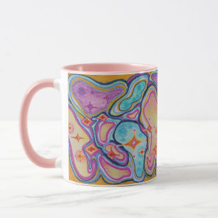 Abstract space mug