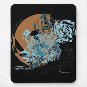 Abstract Space World Mousepad