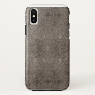 Abstract sparkle beautiful light grey samples iPhone XS case