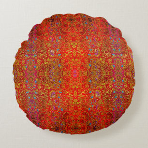 Abstract sparkle beautiful samples round cushion