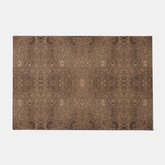 Abstract sparkle brown light beautiful samples doormat (Front)