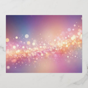 Abstract Sparkles Background Wallpaper Graphic Art Foil Holiday Postcard
