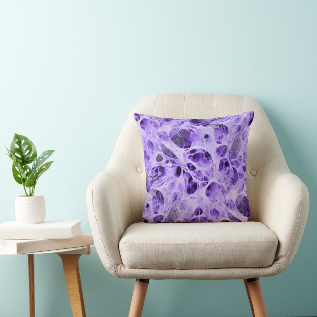 Abstract Spiderweb Fractal - Seamless Pattern 1 Cushion (Chair)