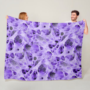 Abstract Spiderweb Fractal - Seamless Pattern 1 Fleece Blanket