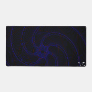 Abstract Spiral Design Mouse Pad Desk Mat