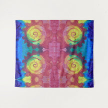 Abstract Spiral Flowers