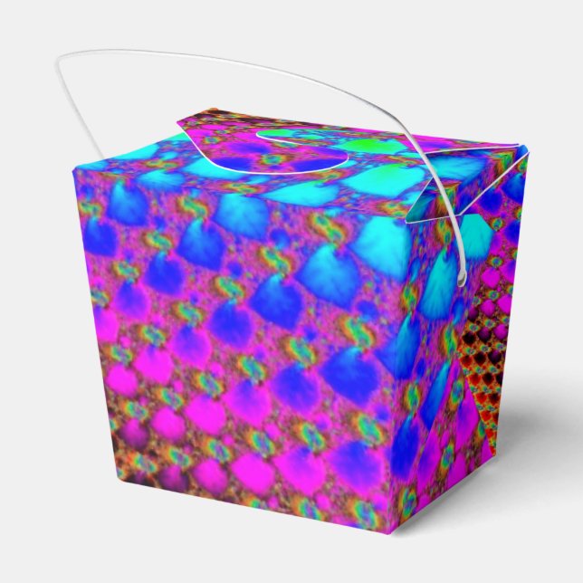 Abstract Spiral Fractal Favour Box (Back Side)