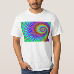 Abstract Spiral Fractal T-Shirt