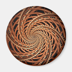 Abstract - Spiral - Mental roller coaster Magnet