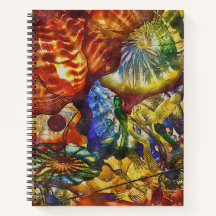Abstract Spiral Notebook