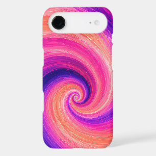 Abstract Spiral Paint Swirl Pattern