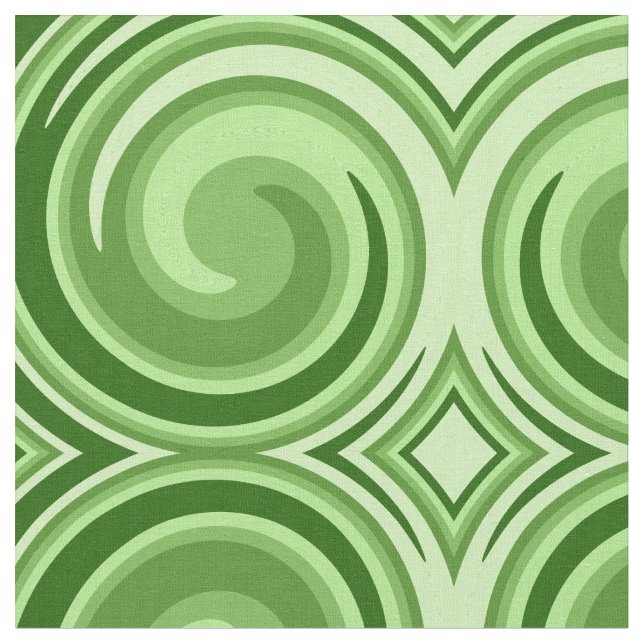 Abstract Spiral Swirl Pattern #15 Fabric (Close Up)