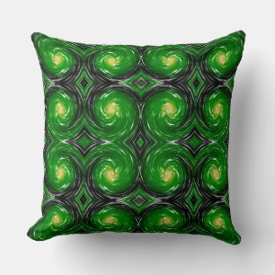 Abstract Spiral Swirl Pattern #22 Cushion