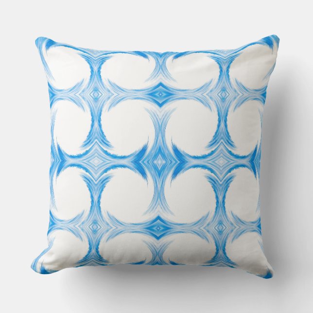 Abstract Spiral Swirl Pattern #42 Cushion (Front)