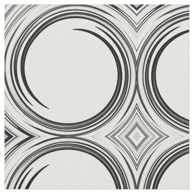 Abstract Spiral Swirl Pattern #45 Fabric (Close Up)