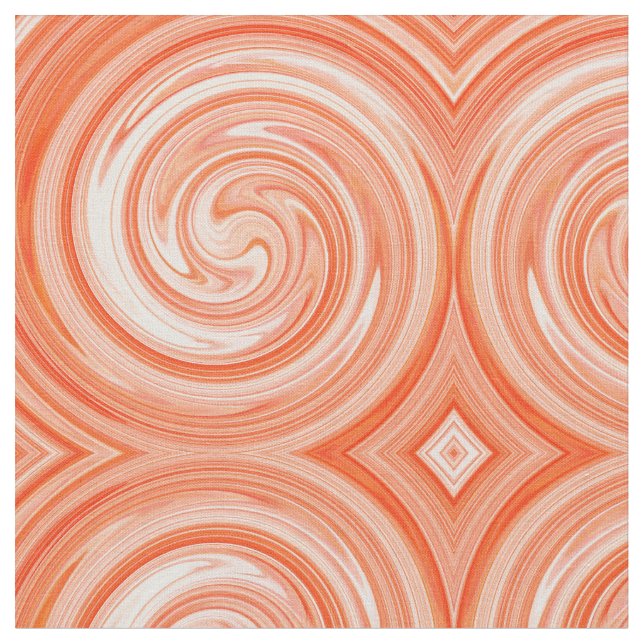 Abstract Spiral Swirl Pattern #54 Fabric (Close Up)