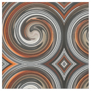 Abstract Spiral Swirl Pattern #55 Fabric