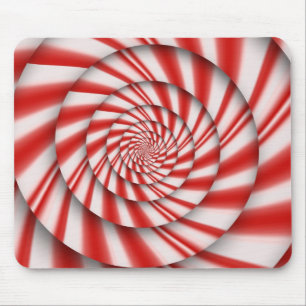 Abstract - Spirals - The power of mint Mouse Pad