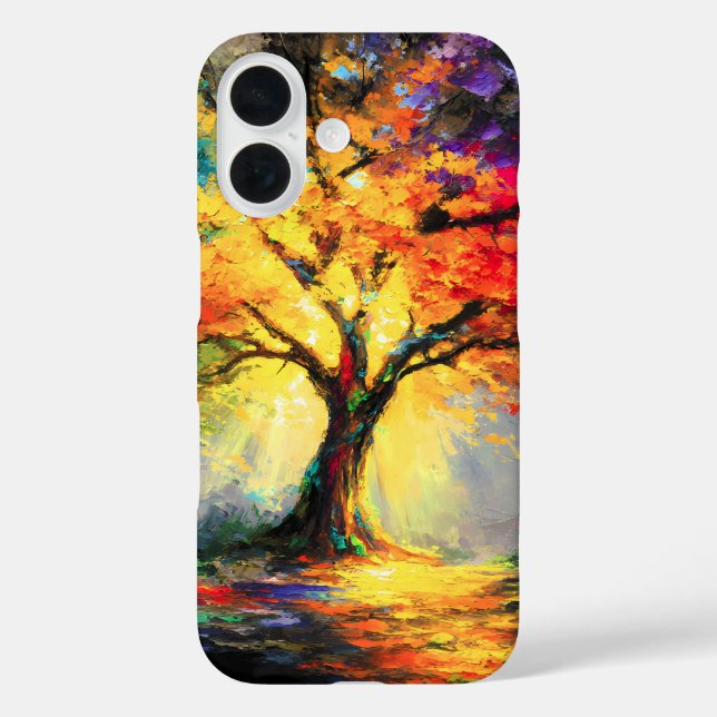 Abstract Spiritual Nature Tree of Life Case-Mate iPhone Case (Back)