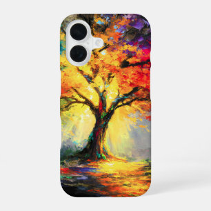 Abstract Spiritual Nature Tree of Life iPhone 16 Case