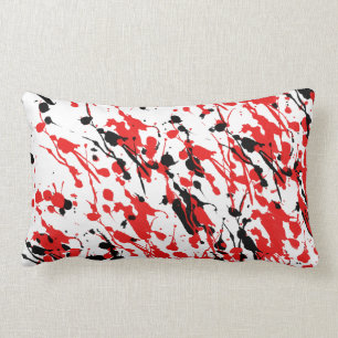 Abstract Splash and Drip Lumbar Cushion