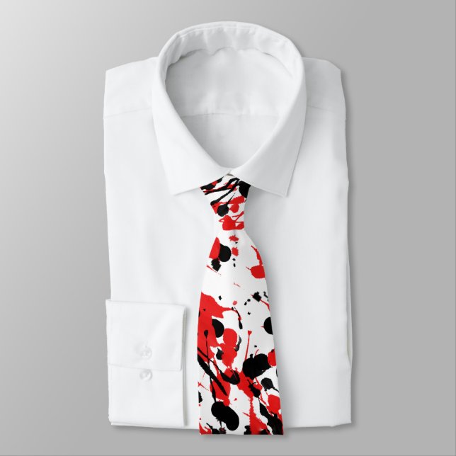 Abstract Splash and Drip Tie (Tied)