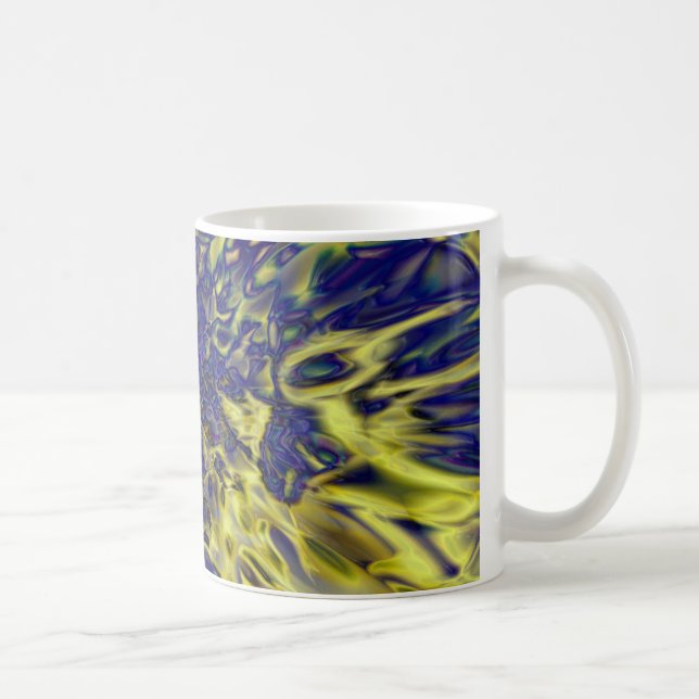 Abstract splash background coffee mug (Right)