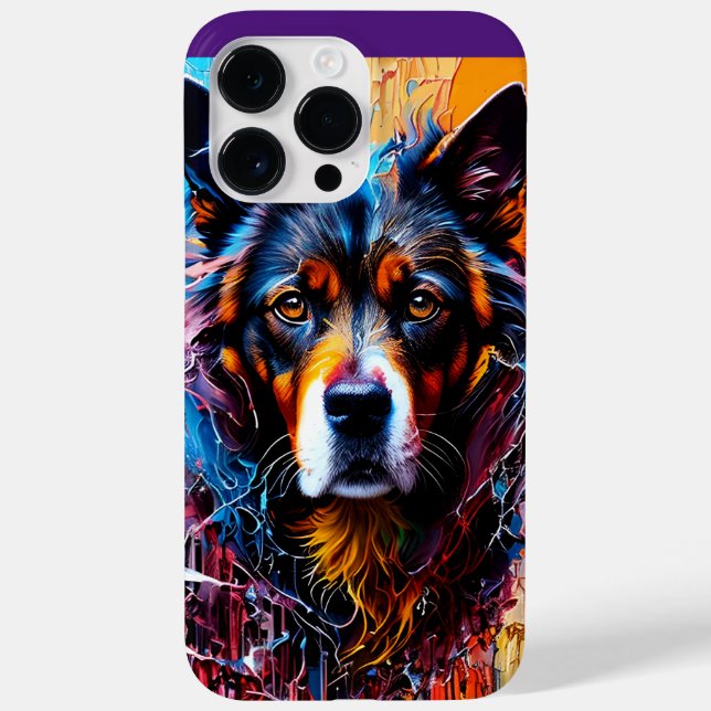 Abstract splash colour dog   Case-Mate iPhone case (Back)