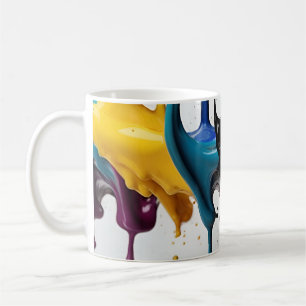 Abstract splash of paint coffee mug