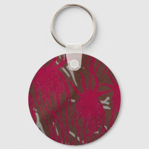 Abstract Splash Vintage Key Chain